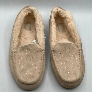 UGG Australia Classic Tan SHEEPSKIN MOCCASIN SLIPPERS 1012885H